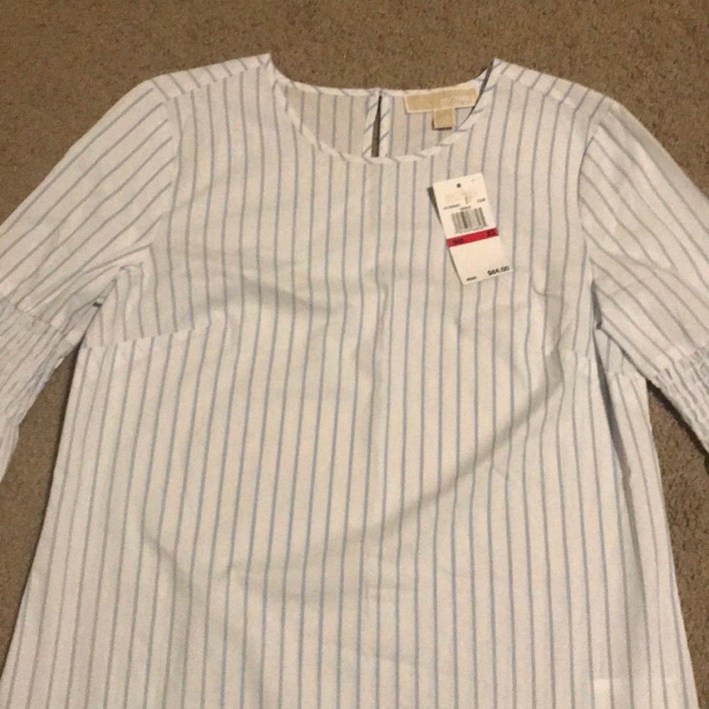 NWT Michael Kors Long Sleeve blouse XS MSRP $84